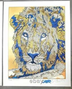 Guillaume Azoulay, Les Grands Matous Set of 4 Serigraphs of Large Cats