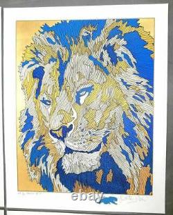 Guillaume Azoulay, Les Grands Matous Set of 4 Serigraphs of Large Cats