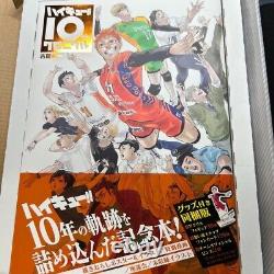Haikyu 10th Chronicle Acrylic Stand Figure goods Set of 30 Art Book limited Jump