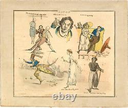 Henry Thomas Alken (1785-1851) Set of 14 Etchings, Popular Songs, Frontispiece