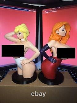 Holli And Jessica Rabbit Resin Print- 7inches Painted Set