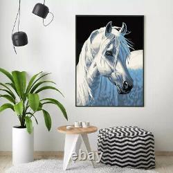 Horse Animal Canvas Art Picture Acrylic DIY Paint Set by Numbers Kits for Adults