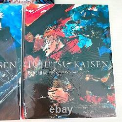 JUJUTSU KAISEN KEY ANIMATION Set Vol. 1 Vol. 2 Japan Limited Art book MAPPA Poster