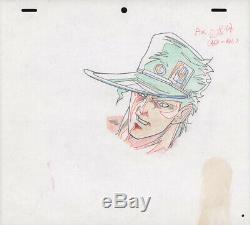 Jojo's Bizarre Adventure Anime Genga Set A1 for Cel Animation Art Jotaro 1993