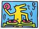 Keith Haring Dj Set Dog 1983 Pop Art Print Music Animal New York Graffiti Artist