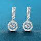 Lab-created 1ct Diamond Beating Heart Earring Set In White Gold