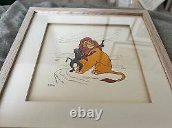 Lion King Serigraph Mufasa, Sarabi, & Simba 1994 Disney Treasures, Set Of 4