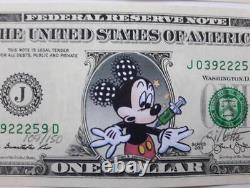 MICKEY MOUSE COVID VACCINE DOLLARS Set of 3 SIGNED NUMBERED JEFF GILLETTE