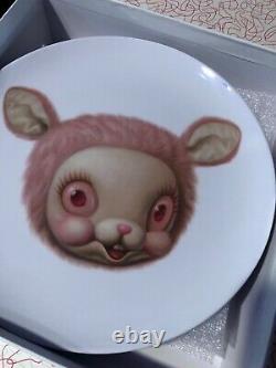 Mark Ryden Friendly Animal 6 Plate Complete set Yak Bunny Pig bear etc