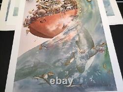 Mary Whyte Limited Edition Signed Numbered (3) Prints Noah's Ark Series 1981/82