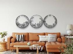 Metal Wall Decor, Lotus Flower Set, Home Decoration, Wall Sign, Metal Art 5575