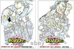 My hero academia art works 7 book complete set 123 rising two hero action chara