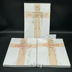 NEW Groundwork of Evangelion 1.0 & 2.0 Animation art book Set of 3 EVA SEALED