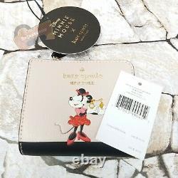 NWT Disney x Kate Spade Minnie Mouse Medium Duffle Continental Wallet Set Bifold