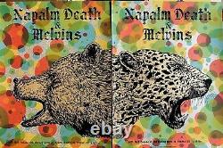 Napalm Death and The Melvins 2016 Denver & Omaha s/n by Zissou Tasseff-Elenkoff
