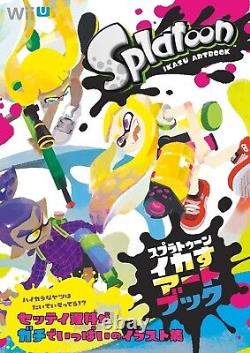 New Splatoon Ikasu Art Book 1 & 2 & 3 Complete Set Japanese Nintendo