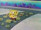 Nickelodeon Tv Spongebob Museum Animation Art Background Cel Set Up #u8