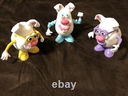 (ONLY SET) Custom Hand Painted Mother Father & Son Bunnies (Art Potato Heads)