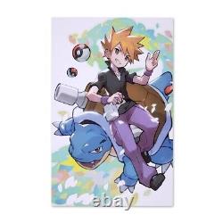 Overseas Pokesen Limited Naoki Saito Poster A set of 6 Pokemon Trainers