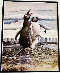 PETER HARRISON Complete set of 6, Penguins 1990, COA, lithographs