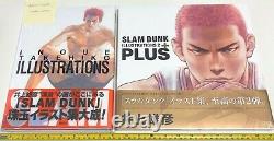 PLUS SLAM DUNK ILLUSTRATIONS vol 1 2 book comic set takehiko inoue art anime