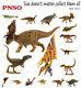 Pnso Rare Kinder 24 Dinosaurs Set Figure Kids Education Museum Model Collect Art