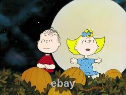 Peanuts-Halloween Night Limited Edition Cel Set Signed by Melendez