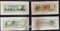 PeanutsGolf StripsLimited Edition Giclee on Paper Set withCOAs-Snoopy, Charlie