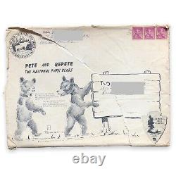 Pete Repete Bear Cubs Glacier National Ace Powell Set Of 12 Prints 50s/60s