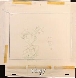 Pokemon Misty Togepi Anime Production Sketch Genga Set Original Art Cel Animatio