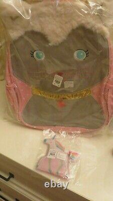 Pottery Barn SET Princess Kitty Cat Backpack + Water bottle + Unicorn Ice school