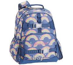 Pottery barn SET Rainbow LARGE Heart BACKPACK + LUNCH BOX+ BUTTERFLY Bag school