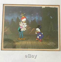 RARE Walt Disney's Duck Tales Framed Production Art & Animation Cel Set OOAK