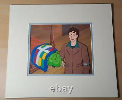 REAL GHOSTBUSTERS Original Key Master Cel Set-Up THE TWO FACES OF SLIMER 1987