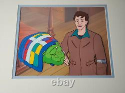 REAL GHOSTBUSTERS Original Key Master Cel Set-Up THE TWO FACES OF SLIMER 1987