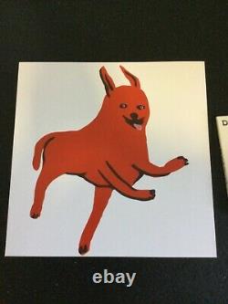 Rare David Shrigley Hand Signed Limited Edition Of 200 Poster And Trunk CD Set