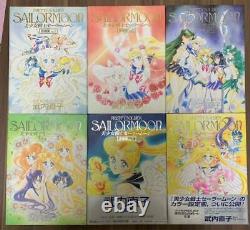Sailor Moon 5 original art books Collection of setting materials book 6 set