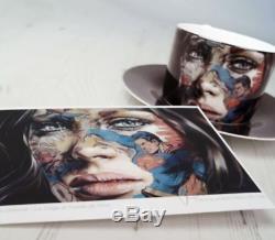 Sandra Chevrier Limited Edition Signed Mini Print & China Set SOLD OUT La Cage