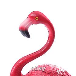 Set of 2/3 Garden Flamingo Outdoor Statue Pink Animal Yard Art Figurine Decor