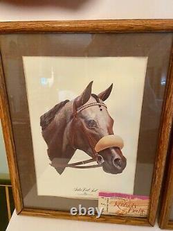 Set of 2 Prints Kentucky Derby 1982/83 Commission COLLECTION of L. C. Gosney