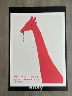 Set of 4 x DAVID SHRIGLEY Animals in Art Posters / Prints 80cm x 60cm