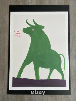 Set of 4 x DAVID SHRIGLEY Animals in Art Posters / Prints 80cm x 60cm