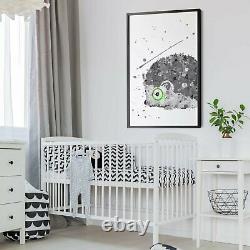 Set of Cute Animals Nursery Baby Wall Art Print, Canvas or Framed