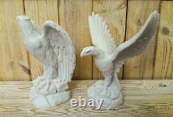 Set of Eagles /Eagle bird of prey Eagle Sculpture, Eagle figure