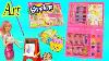 Shopkins Art Set Marker U0026 Water Color Petkins Picture Painting Toy Unboxing Video Cookie Swirl C