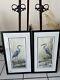 Shore Birds Wood Glass Framed Prints (set Of 2)with Sign And Certificate
