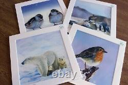 Snow Bunting Limited Edition Print by Award Winning Artist