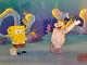 Spongebob Squarepants Original Production Cel Cell Animation Art Set Up