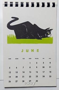 Stell & Shevis 12 Cat Postcards In 1966 Calendar. Rare Mid-centuary Original