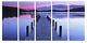 Sunset Lake Photo Wall Art Pink Sky Canvas Prints Framed And Ready To Hang